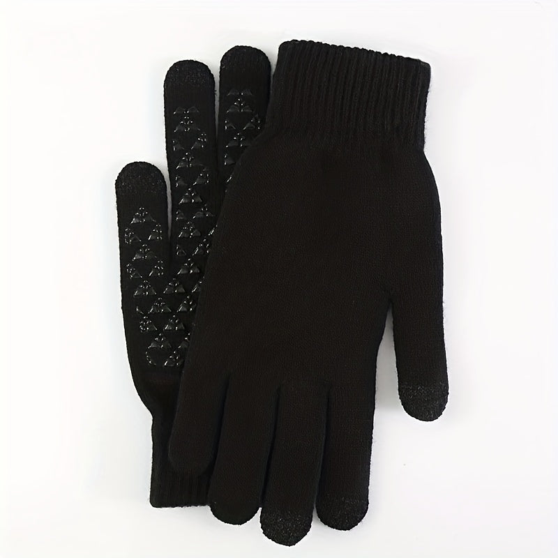 Winter Warm Windproof Gloves Plus Velvet Touch Screen Gloves