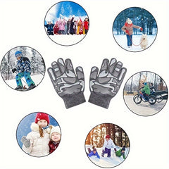 1 Pair Kids Winter Magic Gloves Warm Children's Soft Cozy Knit Gloves