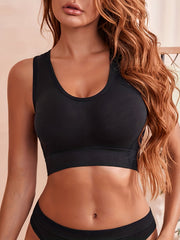 Soft Textured Tank Top Comfy Stretch Top Women's Lingerie