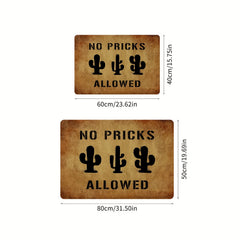 Retro Indoor Outdoor Entrance Mat Absorbent Bath Mat