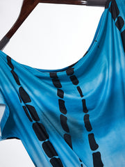 Tie Dye Off Shoulder Jumpsuit