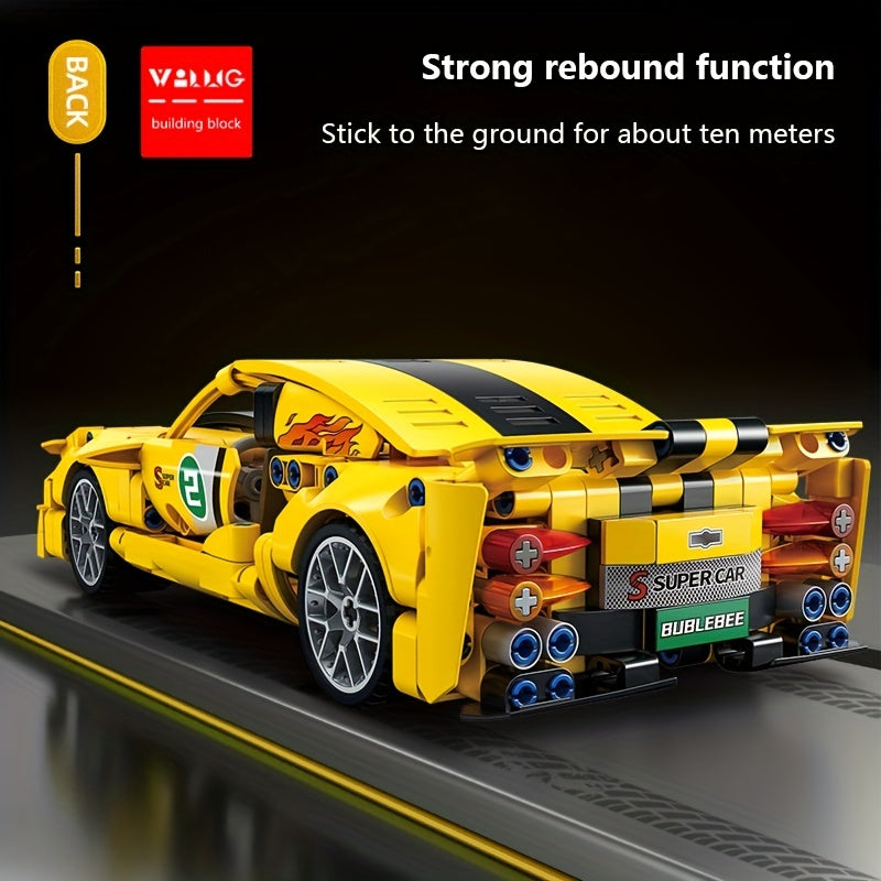 Science Toy Car Building Blocks Kids Toys Fun Game Toys