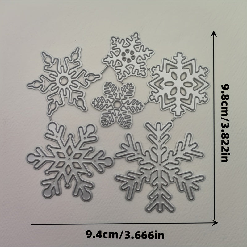 1pc Snowflakes Metal Cutting Dies Stencil for Card Making DIY Scrapbooking