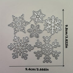 1pc Snowflakes Metal Cutting Dies Stencil for Card Making DIY Scrapbooking