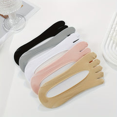 Breathable Five Toe Socks for Women - Non-slip Athletic Running Stockings