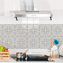 Nordic Style Adhesive Stair Stickers - Waterproof Tile Patterns