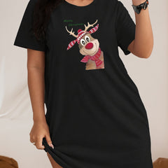 Reindeer Print Tee Nightdress