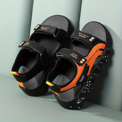 Boys' Non Slip Outdoor Sandals with Fastener for Spring and Summer