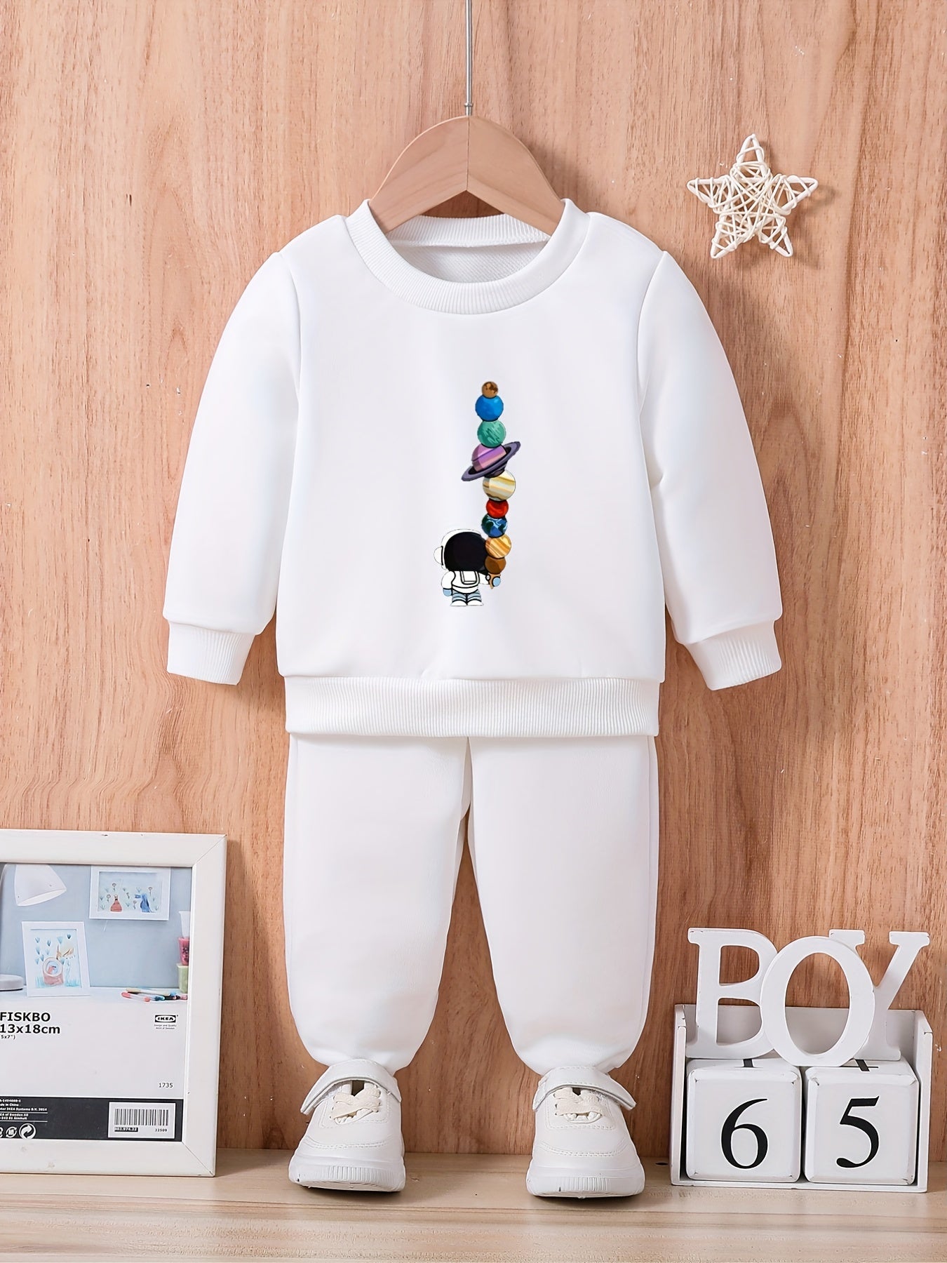 Astronaut & Planets Baby Sweatshirt Trousers Set