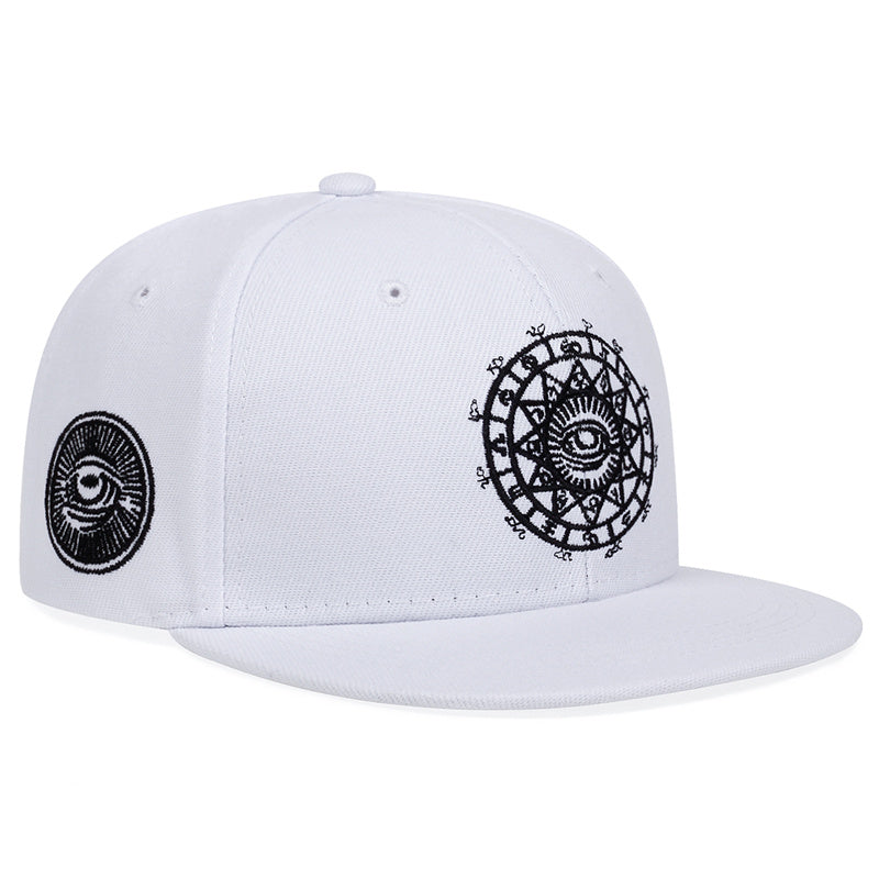Men Eye Embroidered Hip Hop Baseball Cap