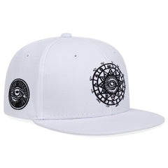 Men Eye Embroidered Hip Hop Baseball Cap