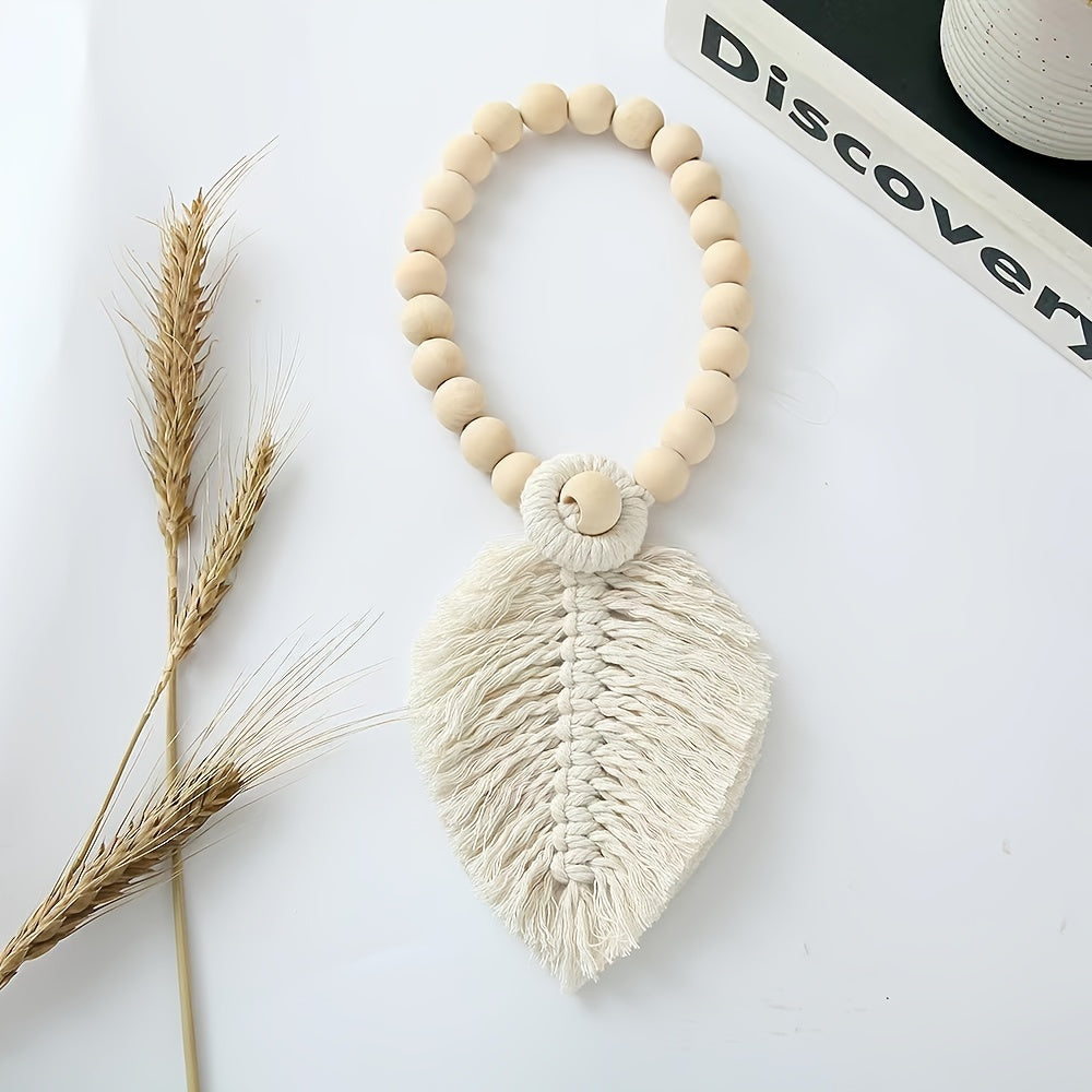 Bohemian Beaded Curtain Tieback for Home Office