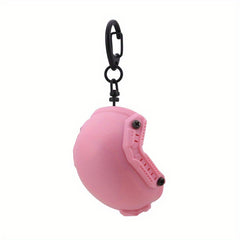 Helmet Keychain Bottle Opener Buckle for Bags and Backpacks