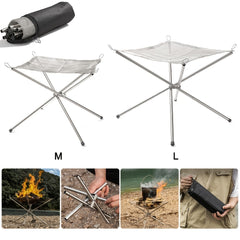 Portable Stainless Steel BBQ Grill Non Stick Foldable for Camping Picnics
