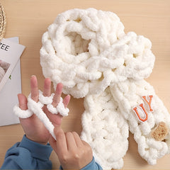 Finger Scarf Cat Tail Line Ice Strip Thick Wool DIY Weaving Material