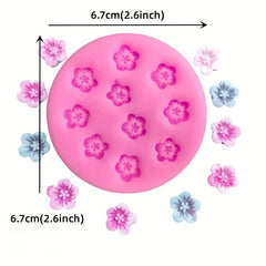 6inch Polymer Clay Flower Pendant Earrings Silicone Mold
