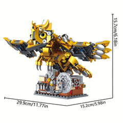 TYCOLE Mechanical Owl Building Block Set - Steampunk Style Model