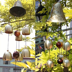 Metal Wind Chimes Yard & Garden Decor Christmas Halloween Year's