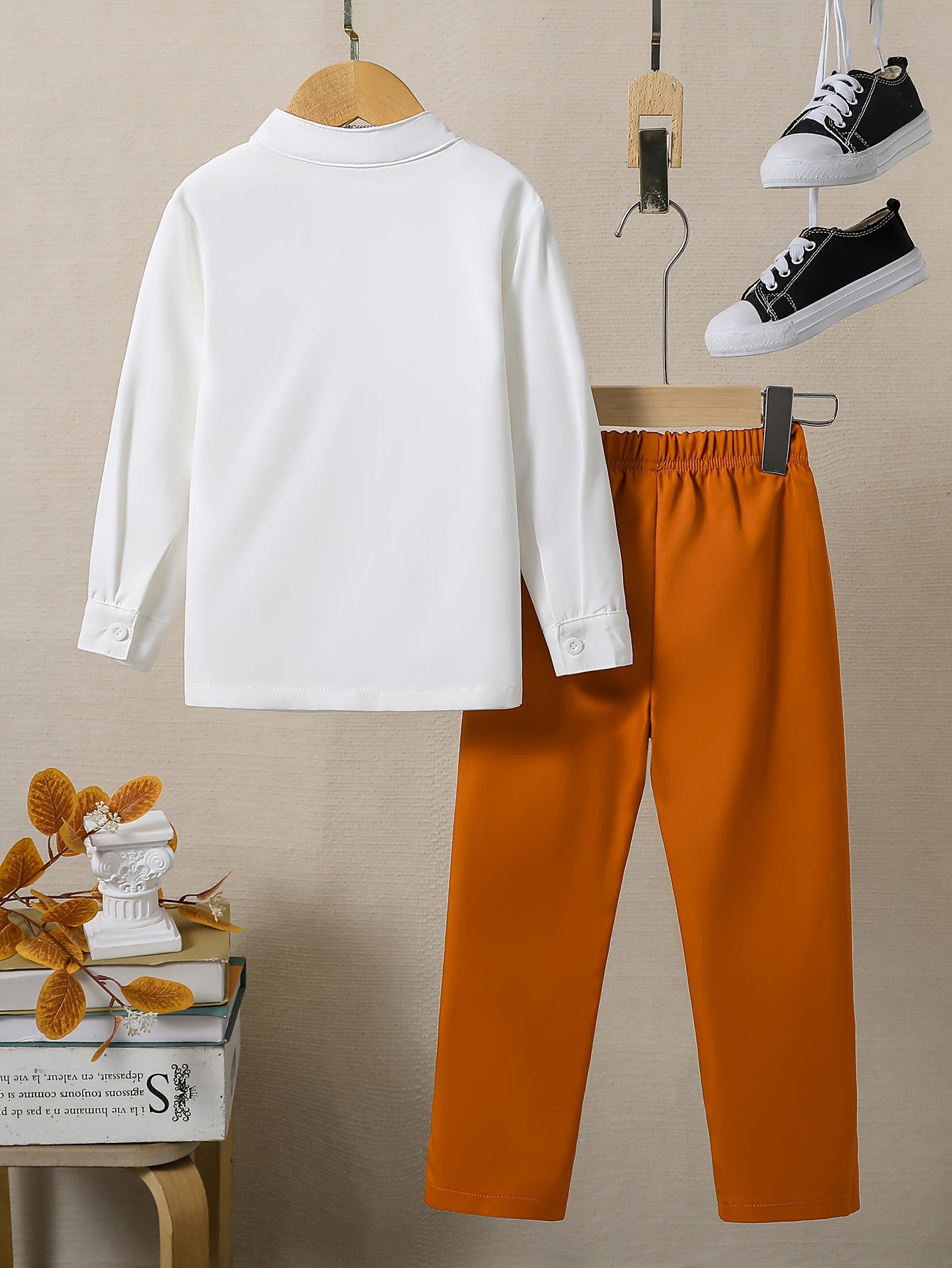 Toddler Boy's 3pcs Shirt & T-shirt & Pants Set Clash Casual Outfits
