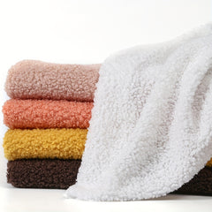 Soft Teddy Fabric Sofa Cover DIY Home Decor