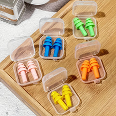 10 Pairs Silicone Christmas Tree Shaped Swimming Ear Plugs