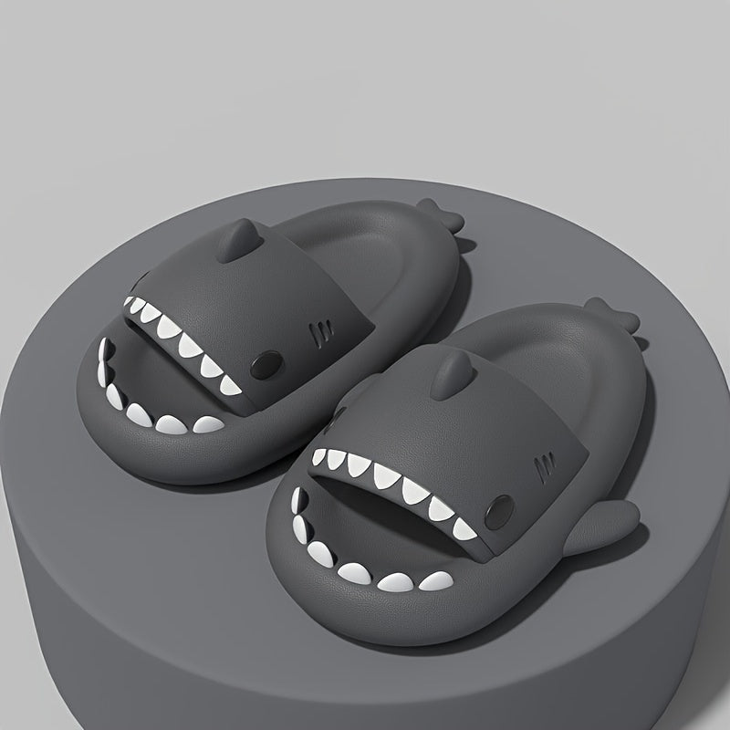 Men's Shark Lightweight Slippers - Quick Drying Non Slip Slide