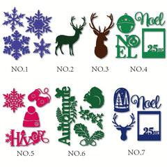 Christmas Snowflakes Squirrels Metal Cutting Dies