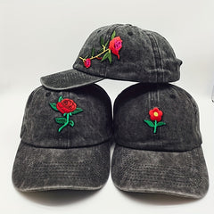 Vintage Patched Embroidered Baseball Cap for Men Women