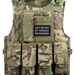 Kindness Not Weakness Morale Patch w/ Hook & Loop for Uniforms Vests Backpacks