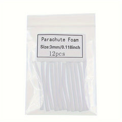 12pcs Dry Fly Parachute Foam for Fly Hooks Fishing Tackle