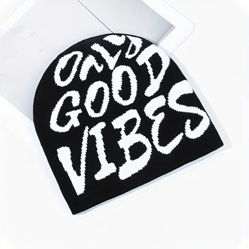 Y2K Skullies & Beanies Unisex Hip Hop Knit Hat Foldable Outdoor Stretch Cap