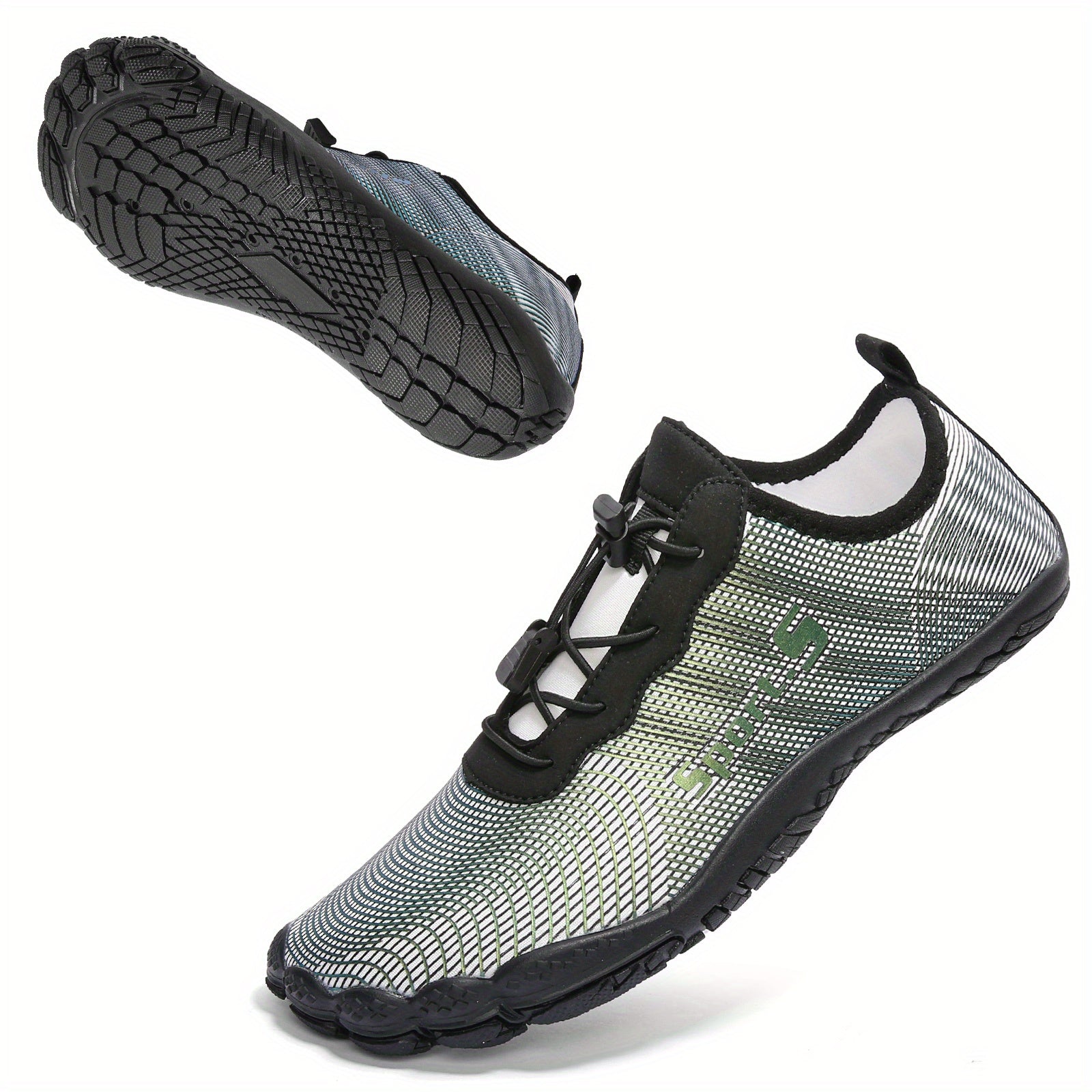 Men's Outdoor No Tie Sneakers with Draw String
