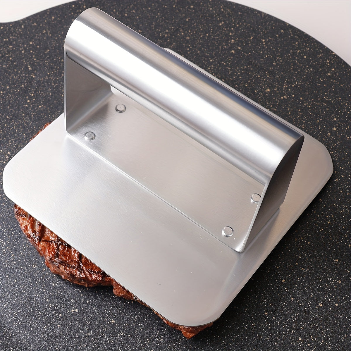 Stainless Steel Hamburger Press Manual Meat Press Steak Press