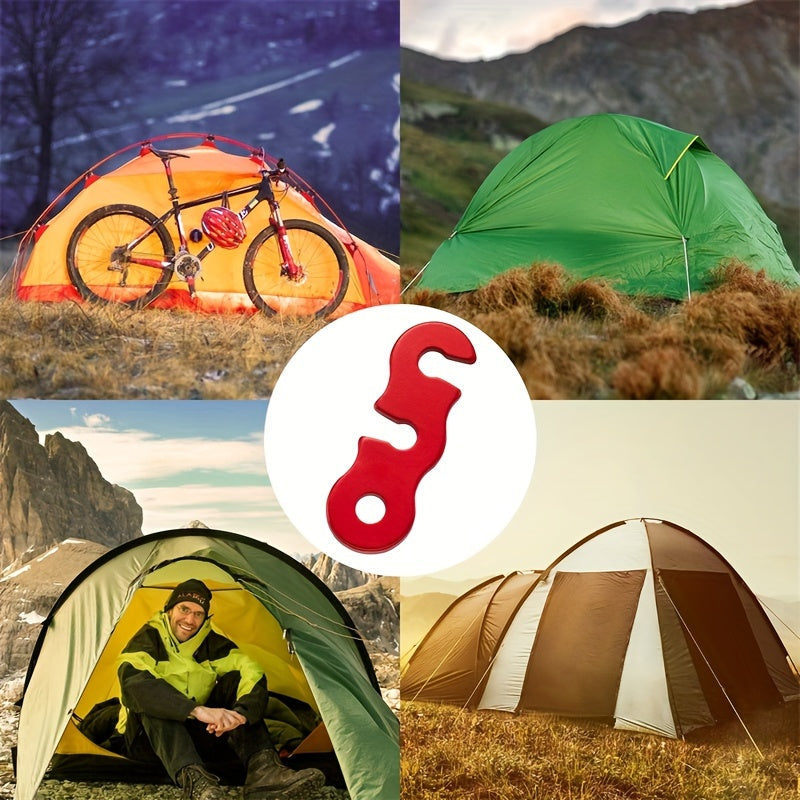 Aluminum Alloy Tent Canopy Pull Rope Buckle Three eye Open Rope Buckle