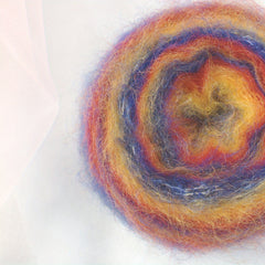 Dreamy Rainbow Long Mohair DIY Knitting Crocheting Soft Accessories