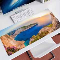 Beach And Seaside HD Landscape Large Mouse Pad Non Slip Gaming Mouse Pad