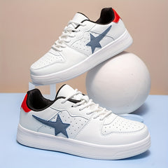 Men's Lace up Star Skate Shoes Good Traction