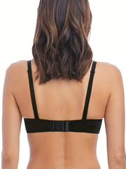 Solid Balconette Bra Comfy & Breathable Women's Lingerie