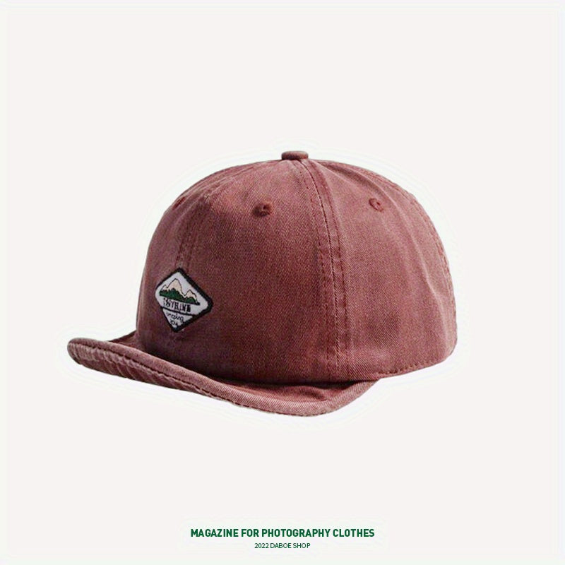 Denim Short Brim Hat Baseball Cap Men Women