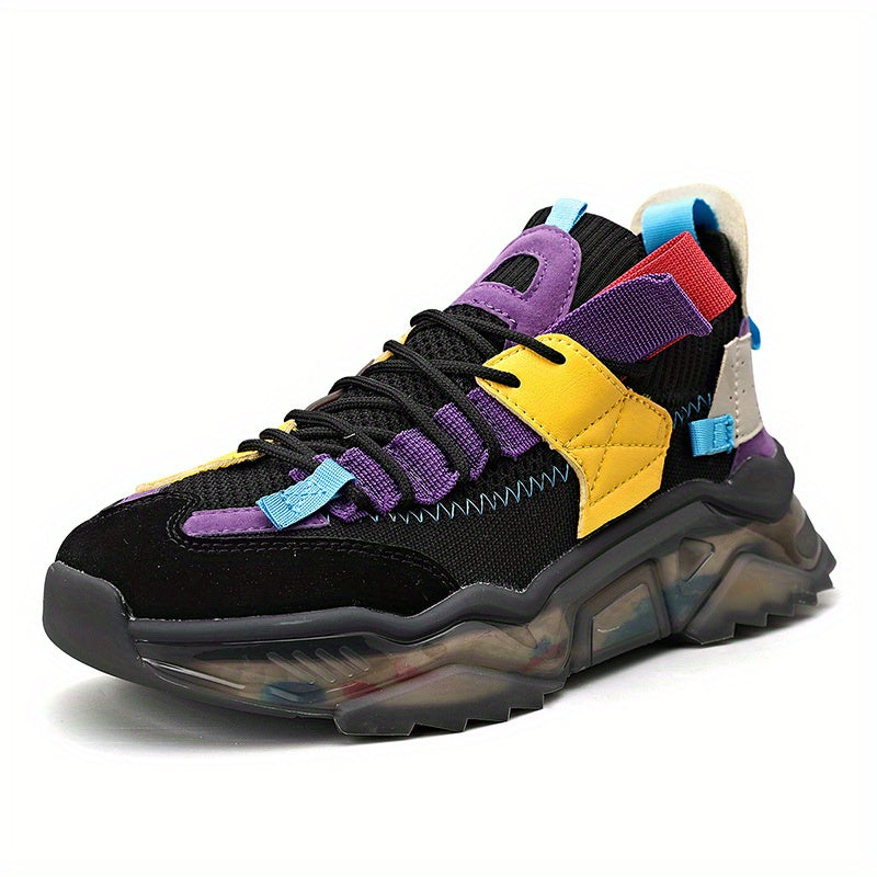 Men's Shock Absorbing Athletic Sneakers Lace Up Shoes