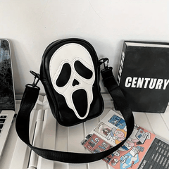 Funny Skull Shoulder Bag Halloween Purse Crossbody Shoulder Bag