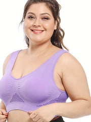 3 Pack Women's Plus Size Sports Bra Set