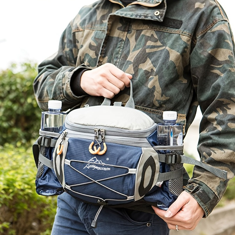 Large Capacity Sports Fanny Pack with Canteen for Outdoor Activities