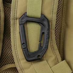 D-Shaped Carabiner Keyring for Backpacking