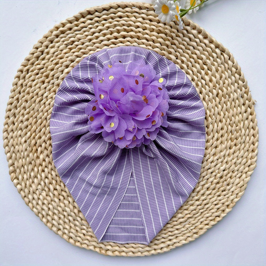 Elastic Baby Flower Hat | European & American Soft Line Hot Girl Hat