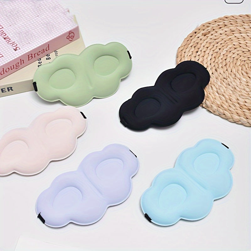 Blackout 3D Contoured Sleep Eye Mask with Adjustable Strap