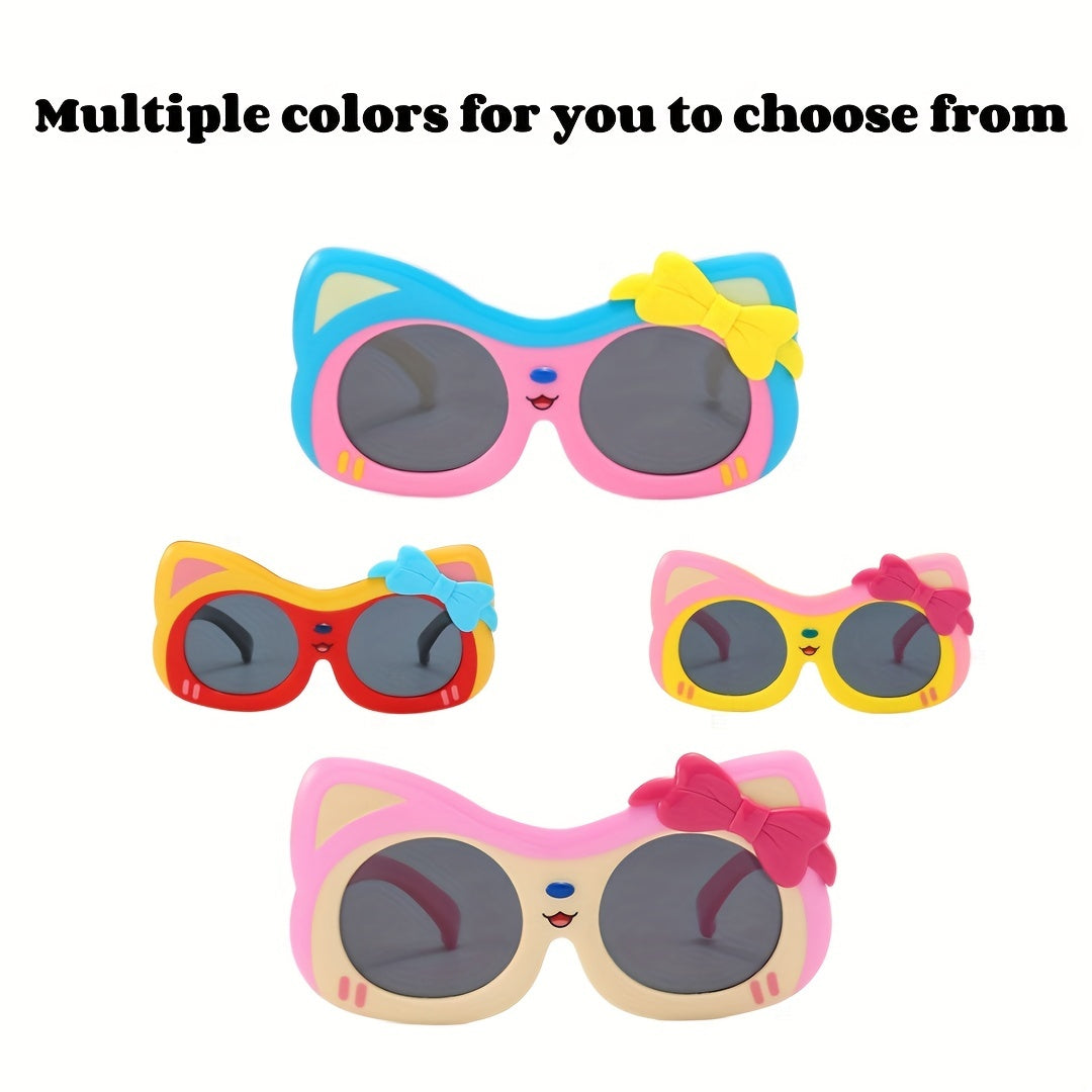 Fox Shaped Polarized Round Sunglasses UV Protection