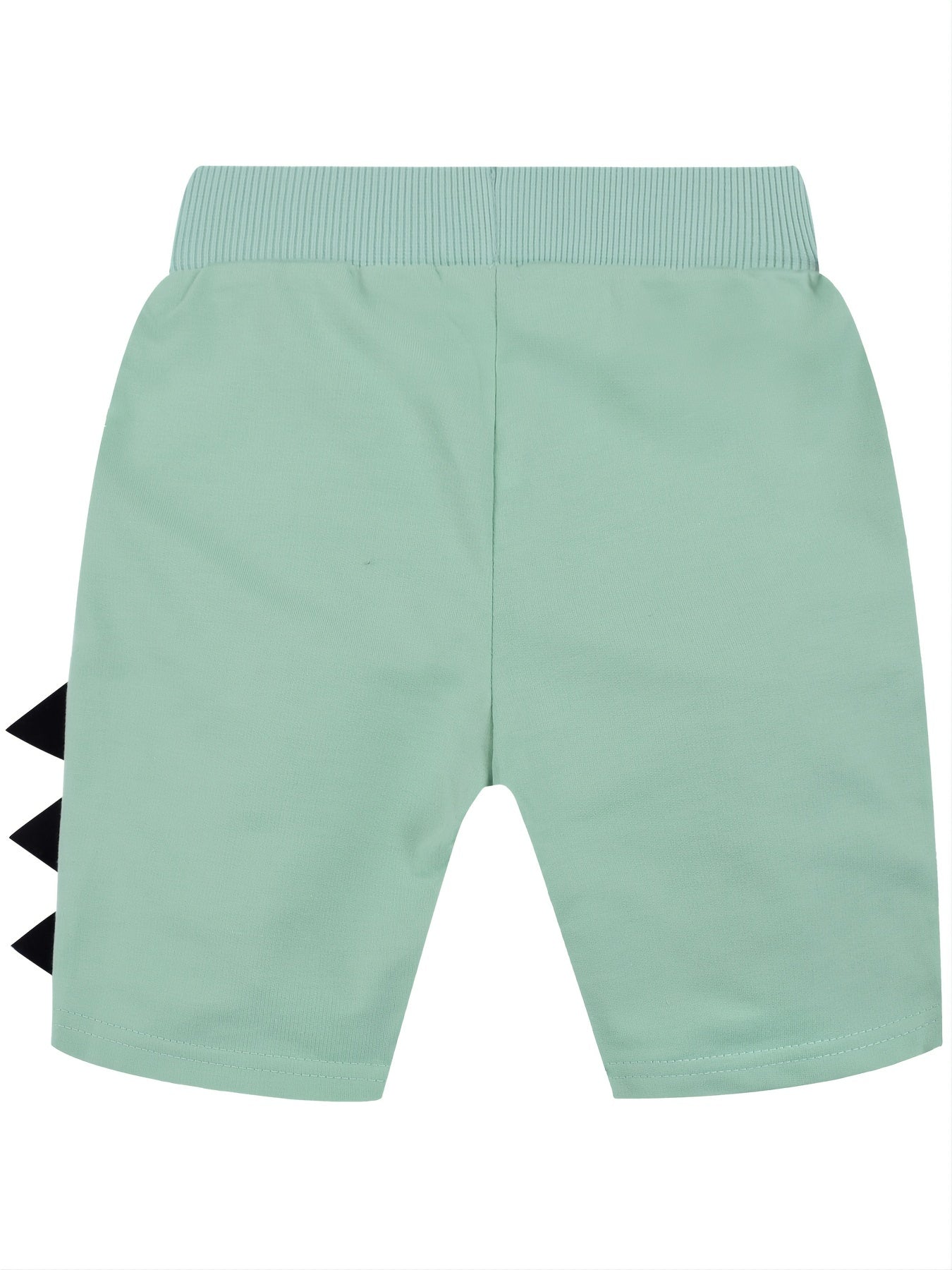 Boys Dinosaur Print Elastic Waist Casual Shorts Kids Summer Clothes