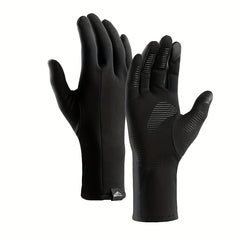 Warm Fleece Thermal Gloves for Outdoor Activities and Winter Sports