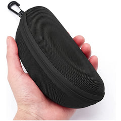 Portable Zipper Glasses Case for Travel Sports Cycling